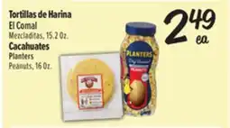 El Super El Comal Mezcladitas, 15.2Oz. Planters Peanuts, 16Oz offer