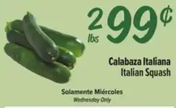 El Super Italian Squash offer