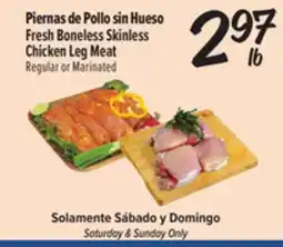 El Super Fresh Boneless Skinless Chicken Leg Meat offer