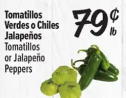 El Super Tomatillos or Jalapeño Peppers offer