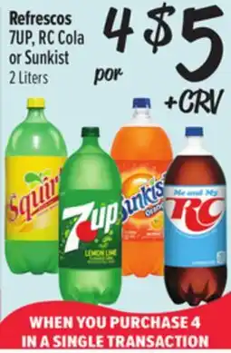 El Super 7UP, RC Cola or Sunkist offer