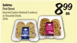 El Super Gourmet Cookies Oatmeal Cranberry or Chocolate Chunk offer