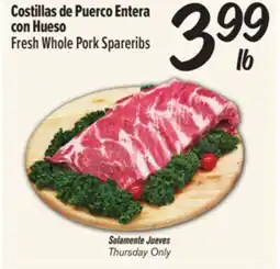 El Super Fresh Whole Pork Spareribs offer