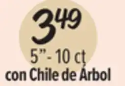 El Super con Chile de Árbol para Burrito offer