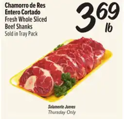El Super Fresh Whole Sliced Beef Shanks offer