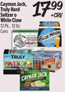 El Super Cayman Jack, Truly Hard Seltzer o White Claw offer