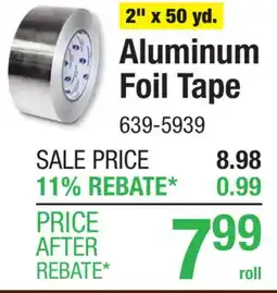 Menards Aluminum Foil Tape offer