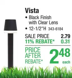 Menards Vista Solar Path offer
