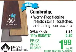 Menards Cambridge offer