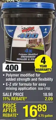 Menards 400 Driveway Sealer & Fillers offer