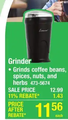 Menards Grinder offer