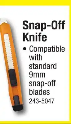 Menards Snap-Off Knife offer