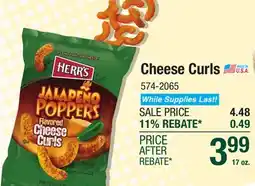 Menards Cheese Curls offer