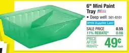 Menards 6 Mini Paint Tray offer