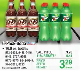 Menards 6-Pack Soda offer