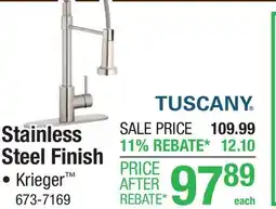 Menards Stainless Steel Finish offer