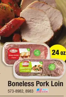 Menards Boneless Pork Loin offer