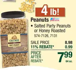 Menards Peanuts offer