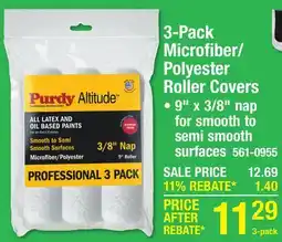 Menards 3-Pack Microfiber/ Polyester Roller Covers offer
