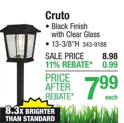 Menards Cruto Solar Path offer