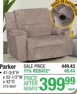 Menards Parker offer