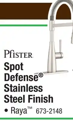 Menards Spot Defense Defense Stainless Steel Finish offer