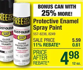 Menards Protective Enamel Spray Paint offer