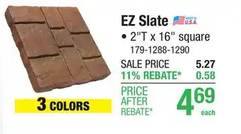 Menards EZ Slate offer