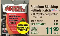 Menards Premium Blacktop Pothole Patch offer