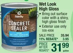 Menards Wet Look High Loss offer