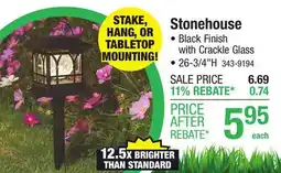 Menards Stonehouse Solar Path offer