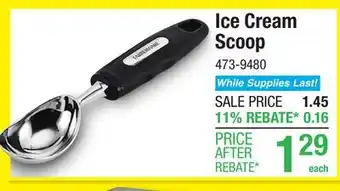 Menards Ice Cream Scoop offer