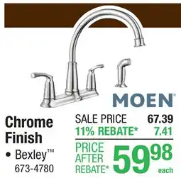Menards Chrome Finish offer