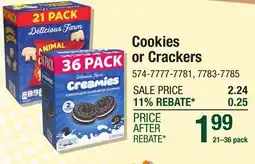 Menards Cookies or Crackers offer
