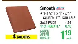 Menards Smooth offer
