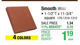 Menards Smooth offer