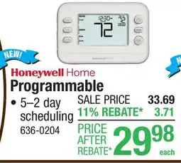 Menards Programmable offer