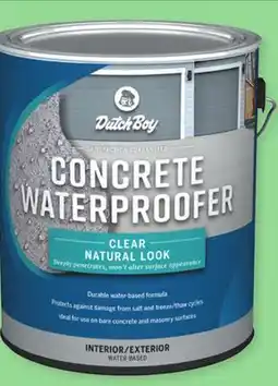 Menards Dutch Boy Natural Look Waterproofer Interior & Exterior Concrete Sealers offer