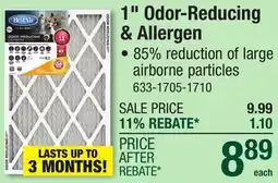 Menards 1 Odor-Reducing & Allergen offer