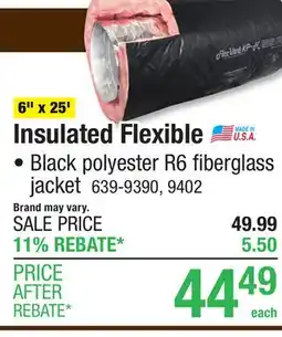 Menards Insulated Flexible offer