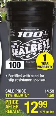 Menards DRIVEWAY SEALER & FILLERS offer