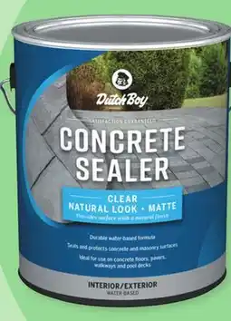 Menards Dutch Boy Natural Look Interior & Exterior Concrete Sealers offer
