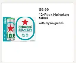 Walgreens 12-Pack Heineken Silver offer
