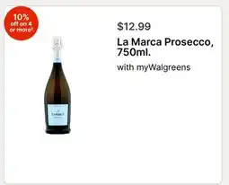 Walgreens La Marca Prosecco, 750ml offer