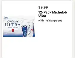 Walgreens 12-Pack Michelob Ultra offer