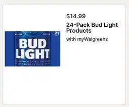 Walgreens 24-Pack Bud Light Products offer
