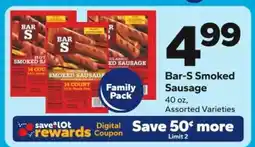 Save a Lot Bar S Smoked Sausage offer