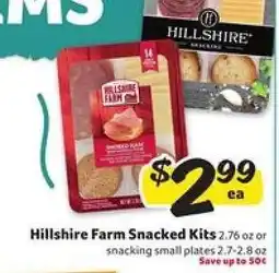 Winn Dixie Hillshire Farm Snacked Kits offer