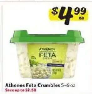 Winn Dixie Athenos Feta Crumbles offer
