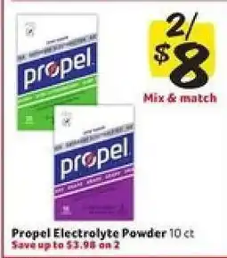 Winn Dixie Propel Electrolyte Powder offer